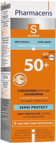 Pharmaceris S Sensi Protect Zaštitna Emulzija SPF50 s Hijaluronskom Kiselinom, 50ml