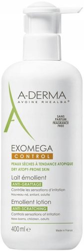 A-Derma Exomega Control Emolijentno Mlijeko 400 ml za Suhu Kožu