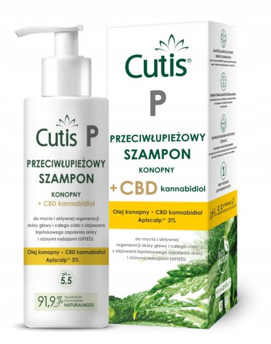 Cutis P - CBD šampon protiv peruti, 150ml