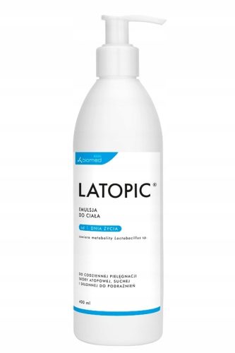 Latopic Emulzija za tijelo, prikladna od prvog dana života, 400 ml