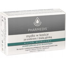   Pharmedis Sapun sa Srebrom i Bijelom Glavom 100g za Nježno Pročišćavanje Kože