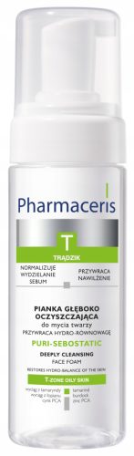 Pharmaceris T Puri Sebostatic - Pjena za dubinsko čišćenje lica 150ml