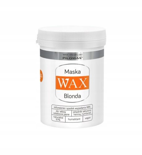 Blonda Wax NaturClassic Maska za Sjajne i Zdrave Svijetle Kose 240 ml