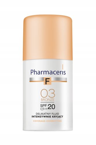 Nježni tekući puder s visokom prekrivenošću SPF 20 - ERIS PH F 03 BRONZ