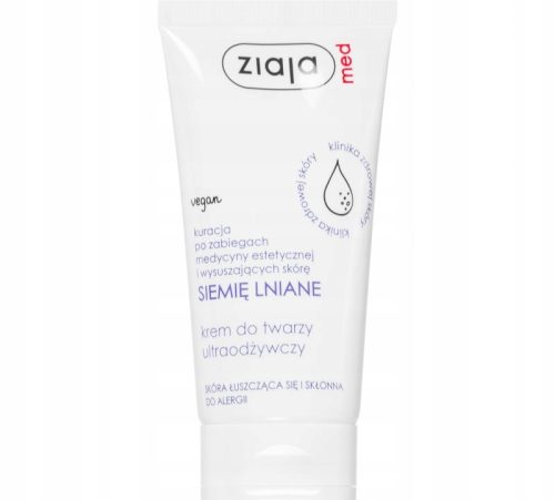 Ziaja Med Linseed hranjiva dnevna i noćna krema za lice 50 ml