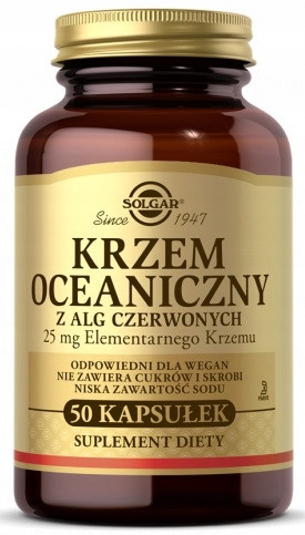 Solgar Oceanski Silicij 25 mg, 50 kapsula - Idealno za vegane