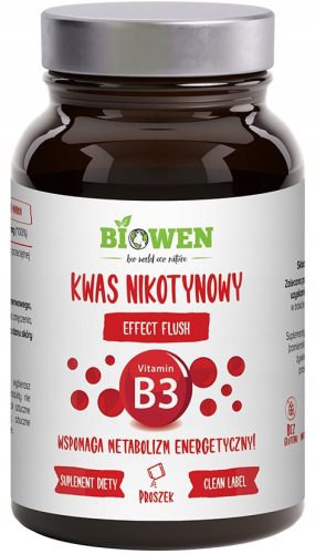Niacin (Vitamin B3) - Biowen 120g Suplement bez dodataka