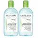 2 x Bioderma Sebium H2O Micelarni Losion 500 ml za Masnu i Mješovitu Kožu