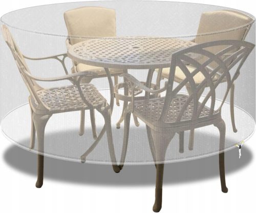 Prozirna okrugla navlaka za vrtni namještaj 300x90cm