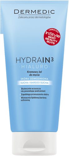 Krema za pranje lica Hydrain3 Hialuro, 200 ml - bez SLS i SLES