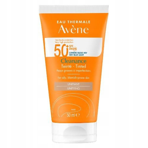  Avene Solaire Cleanance Tonirana Krema SPF50+ za Masnu i Osjetljivu Kožu 