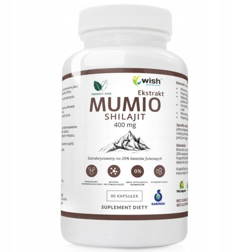 Shilajit Extract Mumio 400mg - Prirodni Dodatak za Vitalnost i Zdravlje
