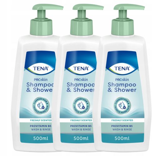 Set od 3x TENA Proskin Shampoo & Shower - 2 u 1 Gel i Šampon