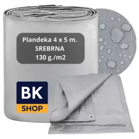   Vodootporna Plandeka 4x5 m s Ojačanim Rubovima i UV Zaštitom