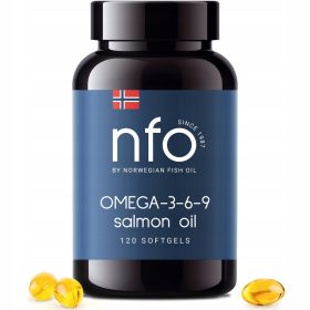   NFO Omega 3-6-9 Lososovo Ulje - 120 mekih kapsula za srce i pamćenje