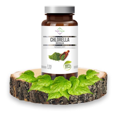 Suplement Dijete Soul-Farm Chlorella 550mg / 120 Kapsula - 100% Veganski