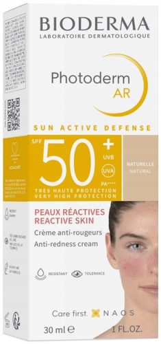 Bioderma Photoderm AR SPF50+ - Krem za osjetljivu kožu s nagnječom na crvenilo - 30 ml