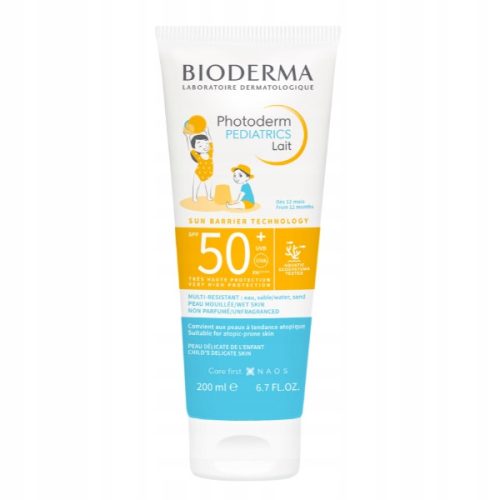 Bioderma Photoderm Pediatrics Lait SPF50+ - Najviša zaštita od sunca za djecu, 200 ml