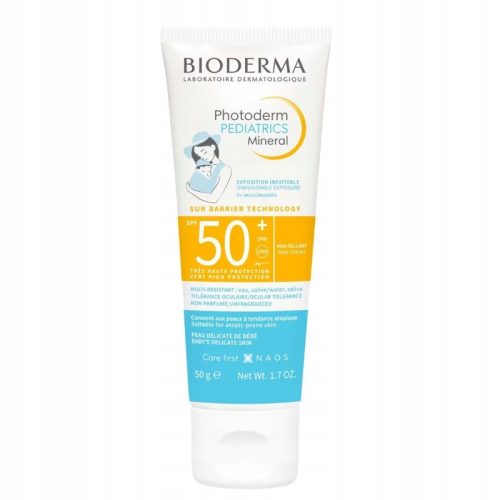 Bioderma Photoderm Pediatrics Mineral SPF50+ 50g - Mineralna zaštita za djecu