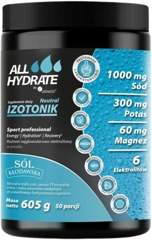 Izotonik Aliness Neutral, 605g za energetsku regeneraciju i izdržljivost