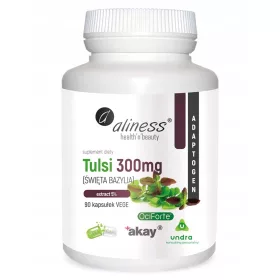   Aliness Tulsi 300 mg - Ekstrakt Svete Bazilije sa 5% Ursolne Kiseline