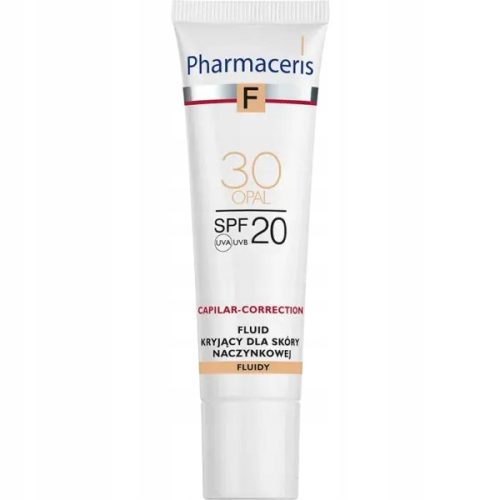Pharmaceris F Fluid za kožu sklonu crvenilu SPF20 Opal 30 ml
