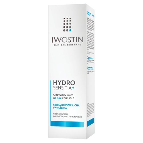 IWOSTIN HYDRO SENSITIA Hranjiva noćna krema s vitaminom C i E