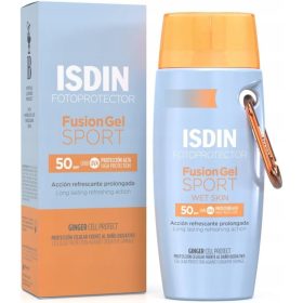   ISDIN Fusion Gel Sport - Vrhunski gel za sunčanje SPF50+ s karabinerom