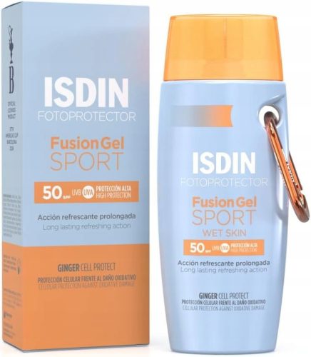 ISDIN Fusion Gel Sport - Vrhunski gel za sunčanje SPF50+ s karabinerom
