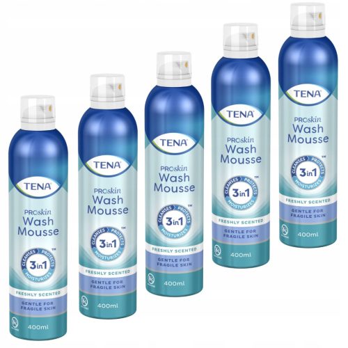 Pakiranje 5x400 ml TENA ProSkin Wash Mousse - Pjena za pranje bez ispiranja