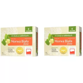   Set 2 Pakiranja Morwa Biała Forte, 60 Obloženih Tableta - Dodatak Prehrani