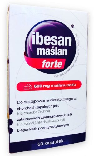 Ibesan Forte Maslačna Kiselina - 60 Kapsula za Zdravlje Crijeva