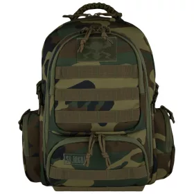 Napredni vojni ruksak s 4 pretinca - MILITARY WOODLAND CAMO