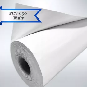 Vodootporna PVC Tkanina 650g - Bijela, po mjeri izrađena