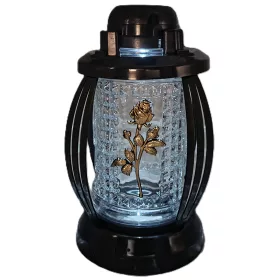   Solarni Lampion PRIMA 3 LED za Grob - Crna Elegancija i Ekologija