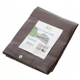   Extra debela smeđa cerada 3x4m, 200g/m² s aluminijskim očicama