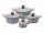  Promis GRANITE set aluminijskih lonaca, 10 komada.