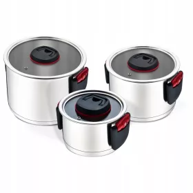  Maestro set lonaca od nehrđajućeg čelika, 6 dijelova