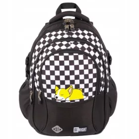   Školski ruksak St.Right Majewski BP01 s motivom Corgi šahovnice