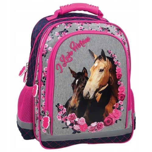 Školski ruksak I LOVE HORSES – savršen za djevojčice koje obožavaju konje!