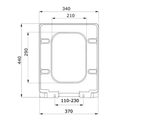 WC sjedalo S TEPIM ZATVARANJEM PRAVOKUTNO MAT BIJELO DUROPLAST