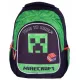 Minecraft Školski Ruksak s Tri Pretinca i Motivom Creepera za Dječake