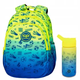   Plecak i Bidon Coolpack Football dla Chłopca - Idealny na Powrót do Szkoły