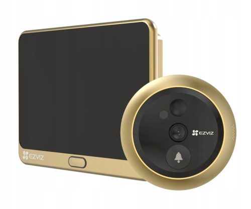  EZVIZ DP2C Elektroničko zvono na vratima s IP kamerom i aplikacijom, zlatno kućište