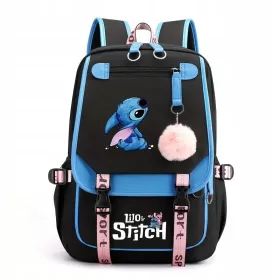   Disney "Lilo & Stitch" - Školski ruksak od 14 L s pomponom