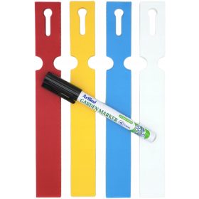    MARKER + Etikete 4 BOJE petlja za opis biljaka 200x25mm (25x200) 400 kom