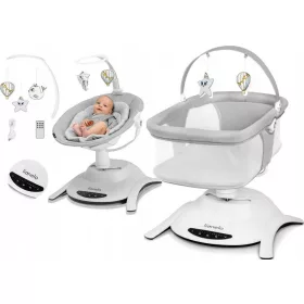 Lionelo putni krevetić 61 x 73 cm LO-BELLA SET SIVI BETON