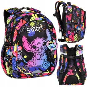   Školski ruksak CoolPack Disney Stitch za djevojčice razreda 1-3, crni