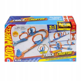    HOT WHEELS TRACK CREATOR SET Trkaća staza Tri petlje + Automobil