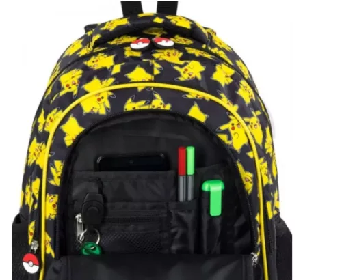 ŠKOLSKI RUKSAK POKEMON PIKACHU ZA 1. I 3. RAZRED, PERNICA S SETOM OPREME